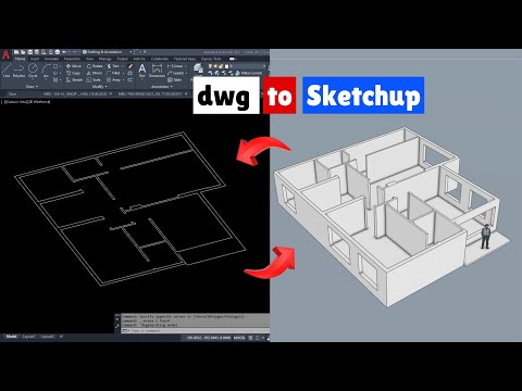 DWG to Stunning 3D in SketchUp: Super Fast Workflow!