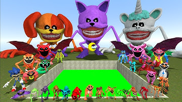 BIG HOLE TOXIC VS DOGDAY & CATNAP TAPES ARMY - SMILING CRITTERS POPPY PLAYTIME FAMILY in Garry