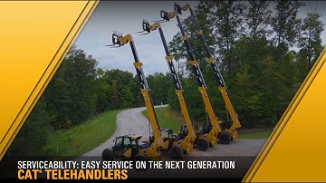 Serviceability – Easy Service on the Next Generation Cat® Telehandlers