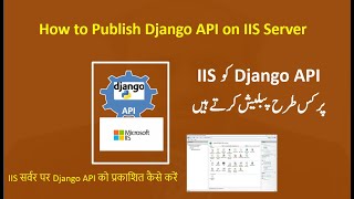 Publishing Django API on IIS