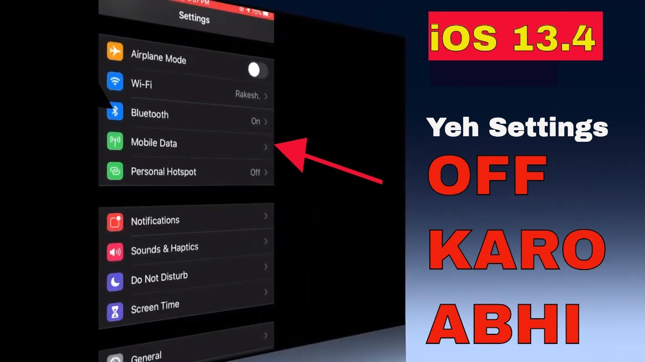 iOS 13.4 Settings You should Change [Hindi]