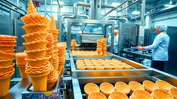 How Are Ice Cream Cones Made | Inside The Factory