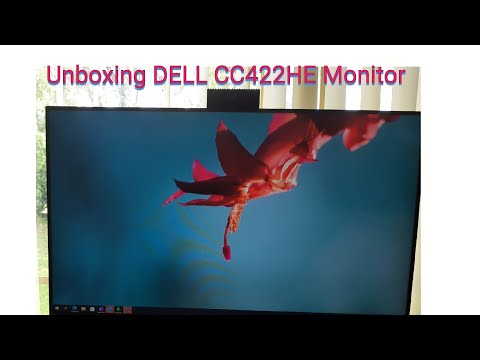 Unboxing DELL C2422HE Video Conferencing Monitor