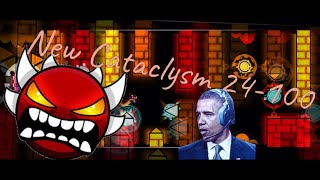 New Cataclysm 24-100% | Geometry Dash Extreme Demon Progress @GDBlackhole1175