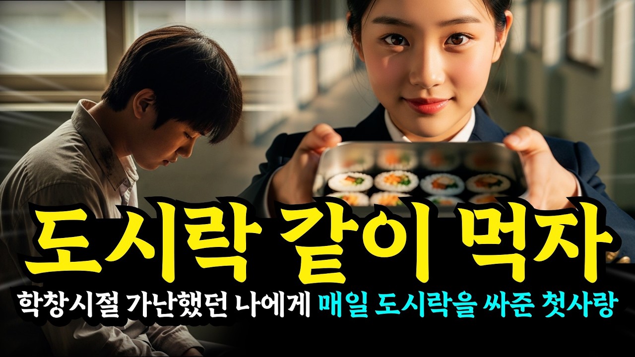 학창 시절 가난했던 나에게 매일 도시락을 같이 먹자는 그녀. 15년 후 성공한 내가 초라하게 분식집을 하는 그녀와 다시 만났다.ㅣ감동사연ㅣ오디오북ㅣ시니어ㅣ사연라디오ㅣ드라마