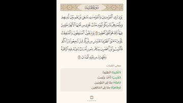 السراج في بيان غريب القران سورة الحديد 5 مع تلاوة الشيخ سعد الغامدي