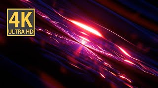 Abstract Background Video 4k Blue Red Flames VJ LOOP NEON Metallic Tunnel Calm Visual Screensaver