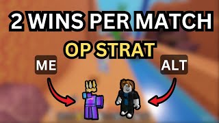 THE STRAT THAT GIVES 2 WINS PER MATCH in ROBLOX BEDWARS