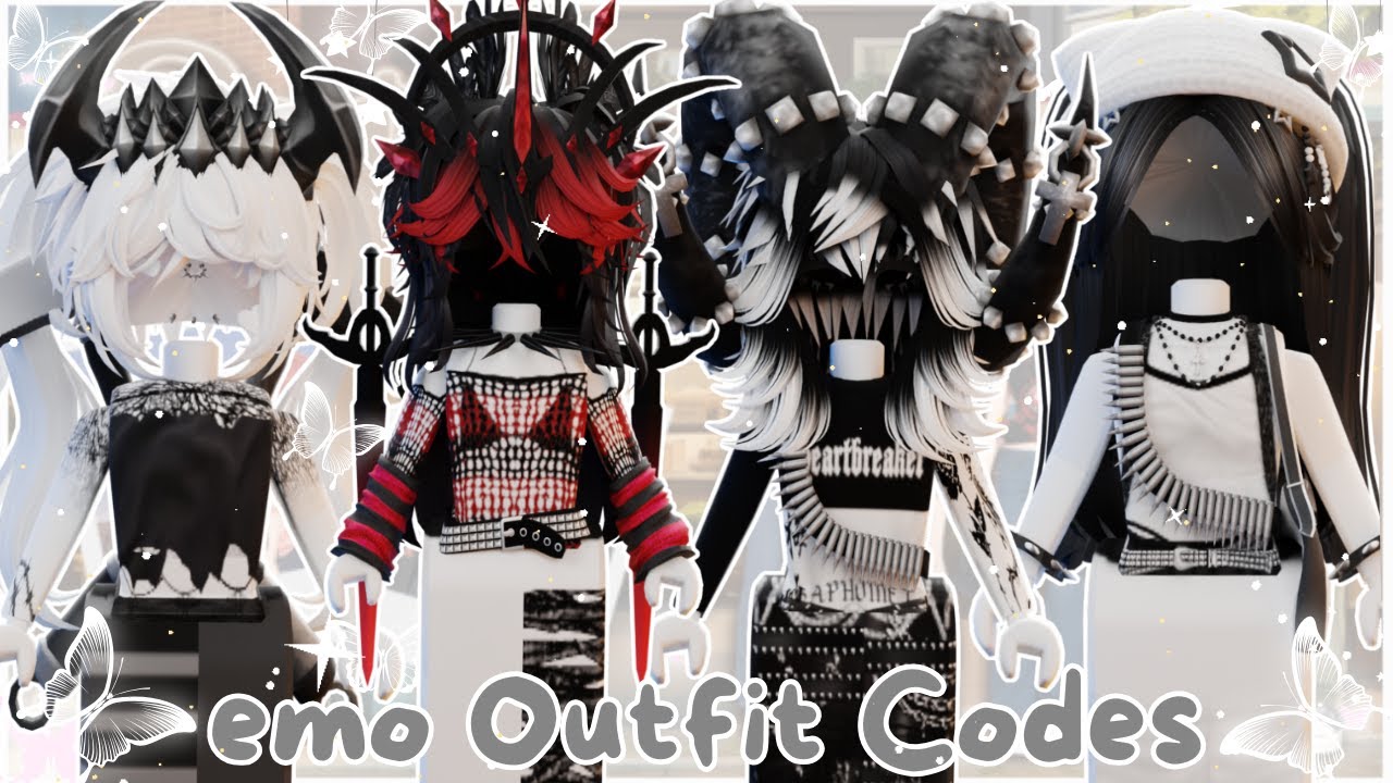 Emo girl outfits (w/o headless or korblox) #fypシ #viral #roblox