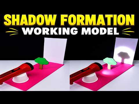 shadow formation working model for science exhibition project - diy - diypandit