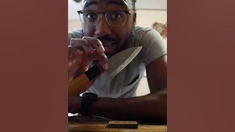 Scratched your new knife while sharpening?? Watch this!
