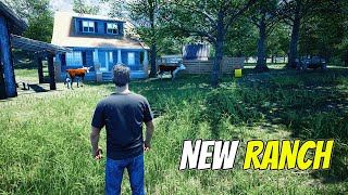 FIRST COW BARN ON NEW RANCH | RANCH SIMULATOR S2E1 IN HINDI