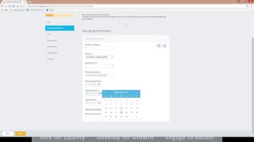Creating a Job Requisition