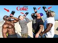 2 liter diet coke challenge no burp  kali muscle  big boy  chef rush  professor