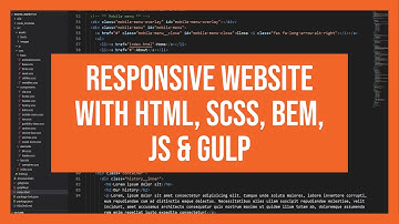 Responsive Website with HTML, SCSS, BEM, JS and GULP