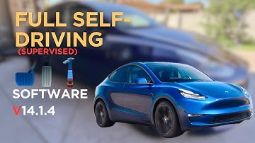 Tesla FSD 14.1.4 Handles Closed Parking Lot Reroute & Phantom Pedestrian Stop | Real-World Test