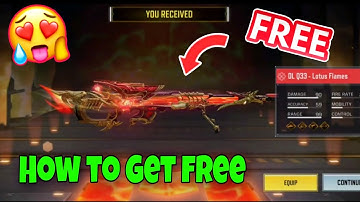 How to Get *FREE* mythic dlq33 lotus flames skin in codm 2025 Season 6