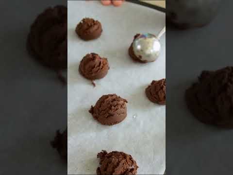 How to make CHOCOLATE COOKIES with salt  shorts recipe