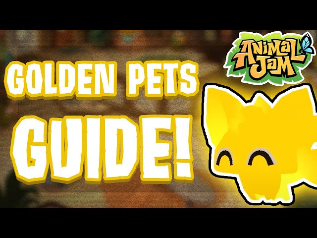 ANIMAL JAM: NEW GOLDEN PET! 