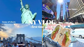 (ENG) NY VLOG🇺🇸① | First time in NY! | 2週間の海外旅行 | 観光エンジョイ🙌🏻