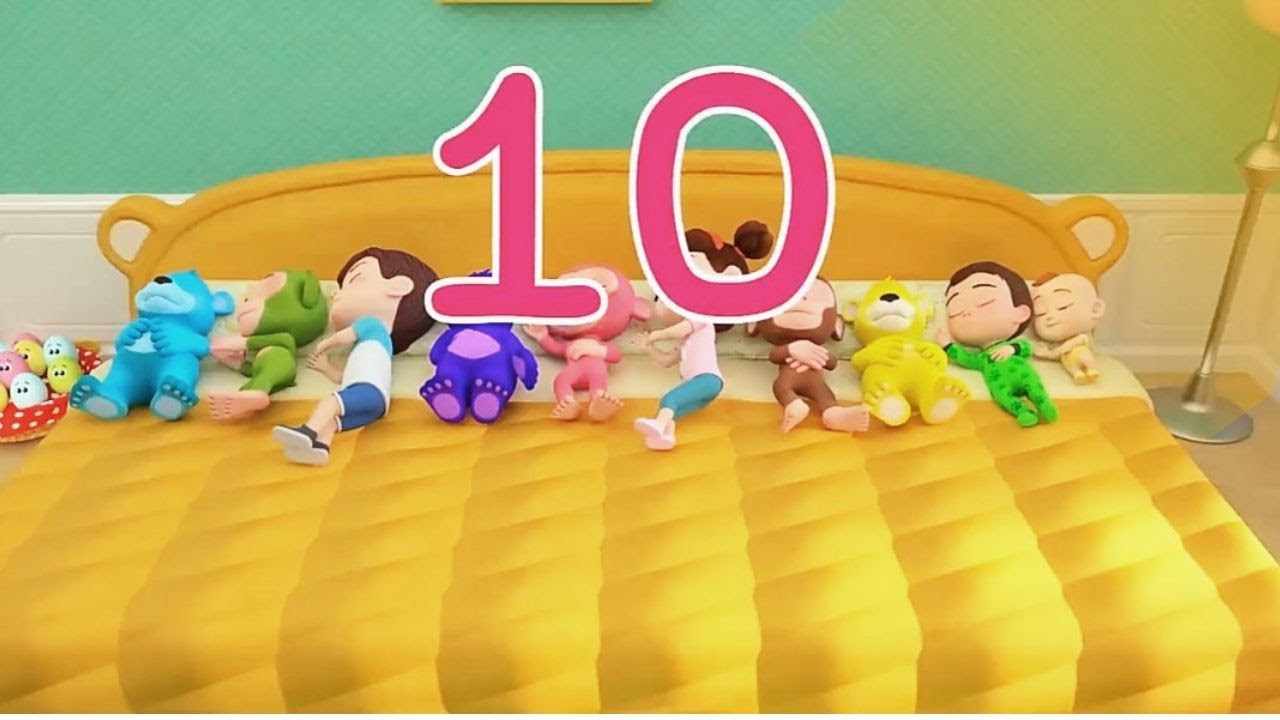 ten in the bed |nursery rhymes & kids song | roll over baby song - YouTube