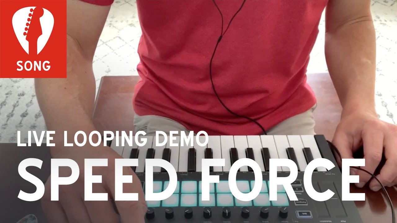 Guitar Looper with keyboard using Groovebox and Blocs Wave for iOS