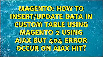 How to insert/update data in custom table using Magento 2 using Ajax but 404 error occur on ajax...