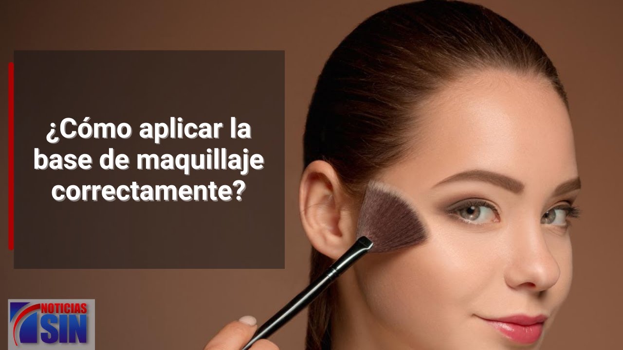 Cómo aplicar correctamente la base de maquillaje