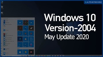 First Look Windows 10 Version 2004 May Update 2020, Installation Process (Official Demo) ✔✔✔