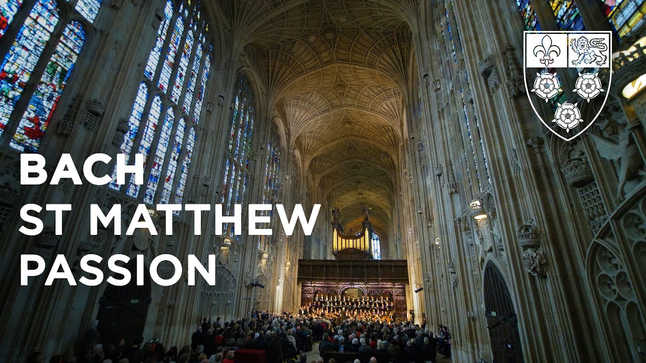 Bach St Matthew Passion  Kommt ihr Tchter helft mir klagen  Sir Stephen Cleobury