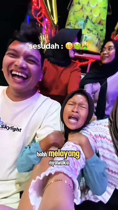 Ketika Adek Ini Petantang Petenteng Saat Naik Kora-kora