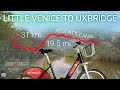 🇬🇧 31km Cycling Tour in London | Little Venice to Uxbridge | 4K | UK