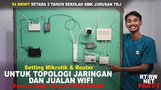 Setting Mikrotik & Router Untuk JUALAN WIFI VOUCHERAN & RUMAHAN Yang Baik dan Benar PART I screenshot 1