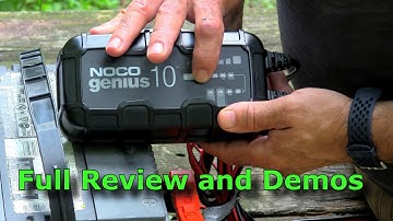 Noco Genius 10 Battery Charger and Conditioner Overview Tutorial and Tests