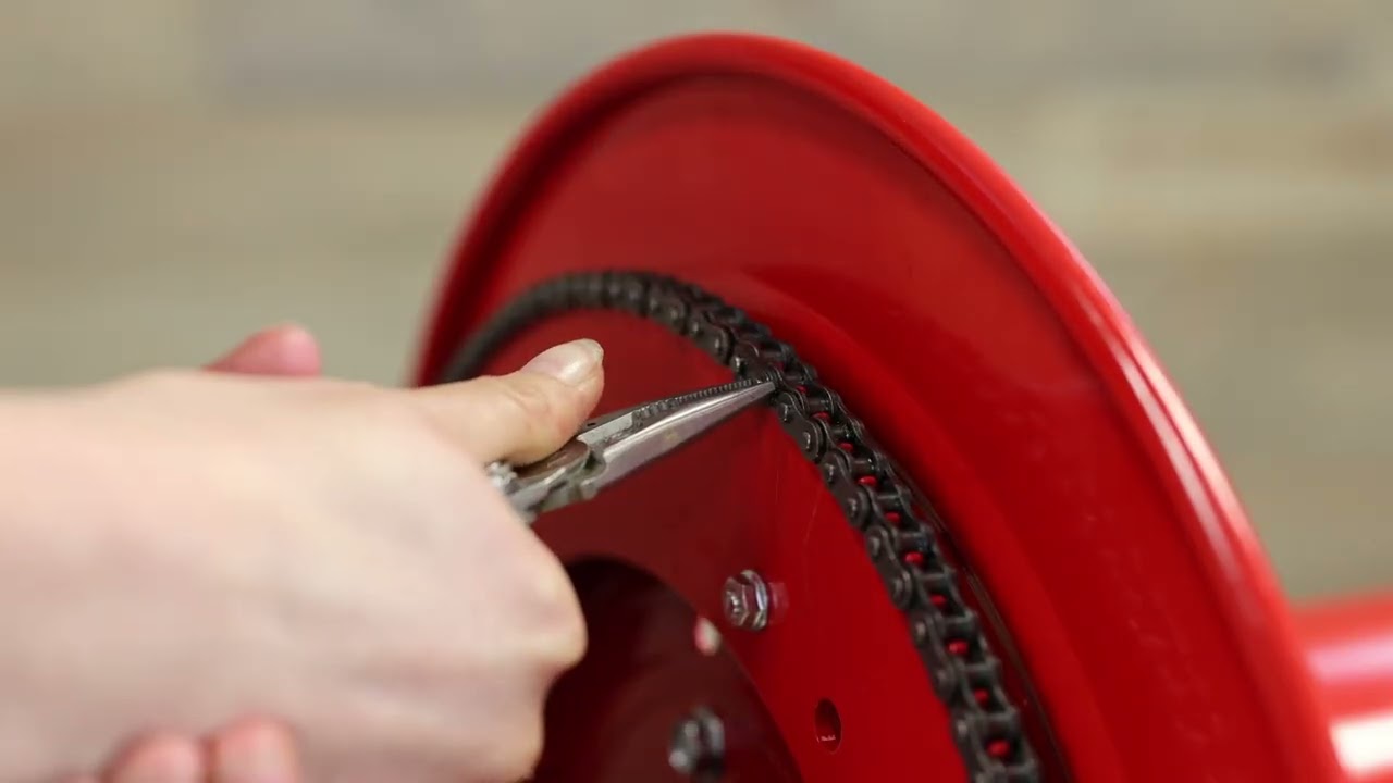 How To Install Or Adjust The Chain On A Motorized Reel