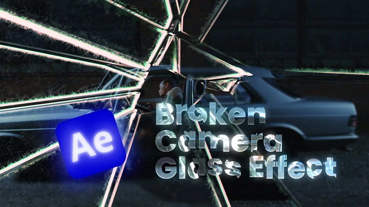 Broken Camera Glass Effect Tutorial | Easy & Realistic in After Effects ...