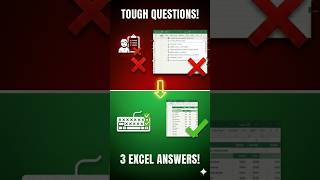 3 Excel Interview Questions HR Always Ask ✔️