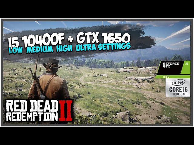 GTX 1650  Red Dead Redemption 2 - Retested in 2021 (optimized) 