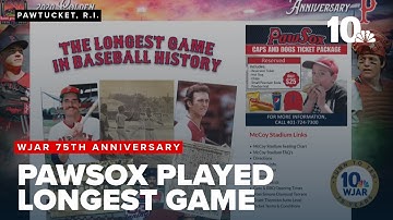 Pawtucket Red Sox played longest game in professional baseball
