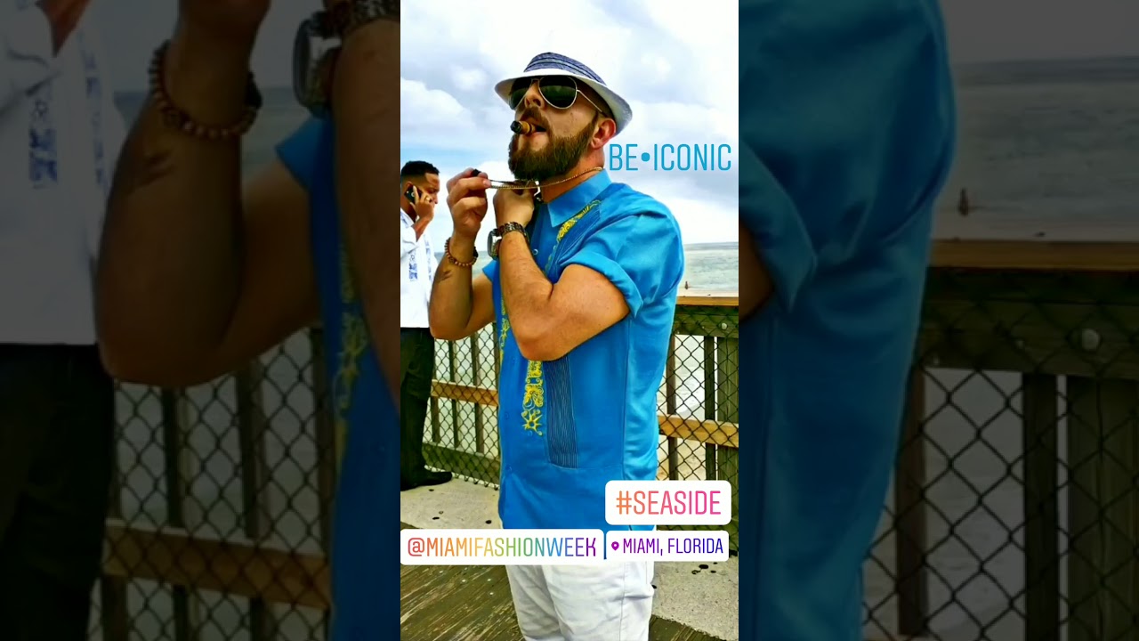 Seaside & Sunshine Mens Guayabera Modern Fit