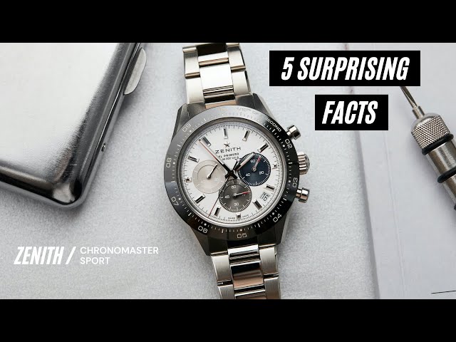 TIME+TIDE LIVE: 5 surprising facts about the Zenith Chronomaster