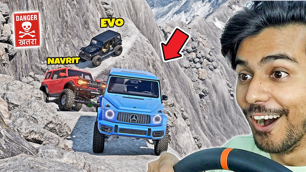 G-WAGON, BRONCO & JEEP EXTREME OFF-ROADING in BeamNG | PART 1