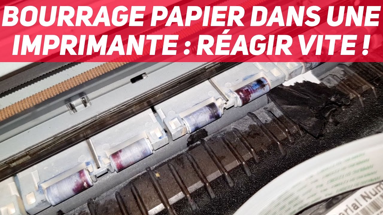 Comment enlever du papier coincé dans une imprimante ? 