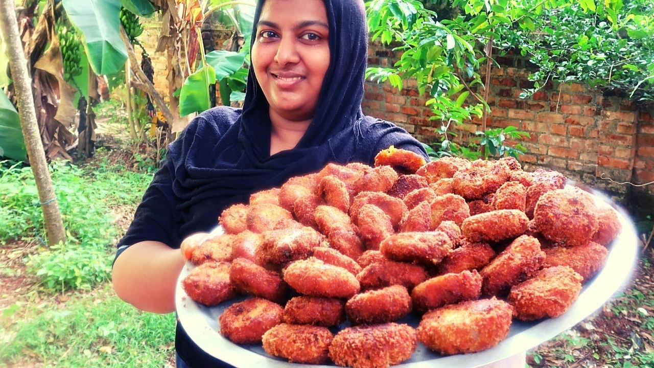 100 CHICKEN CUTLETS Cooking Skill Village Food Court YouTube