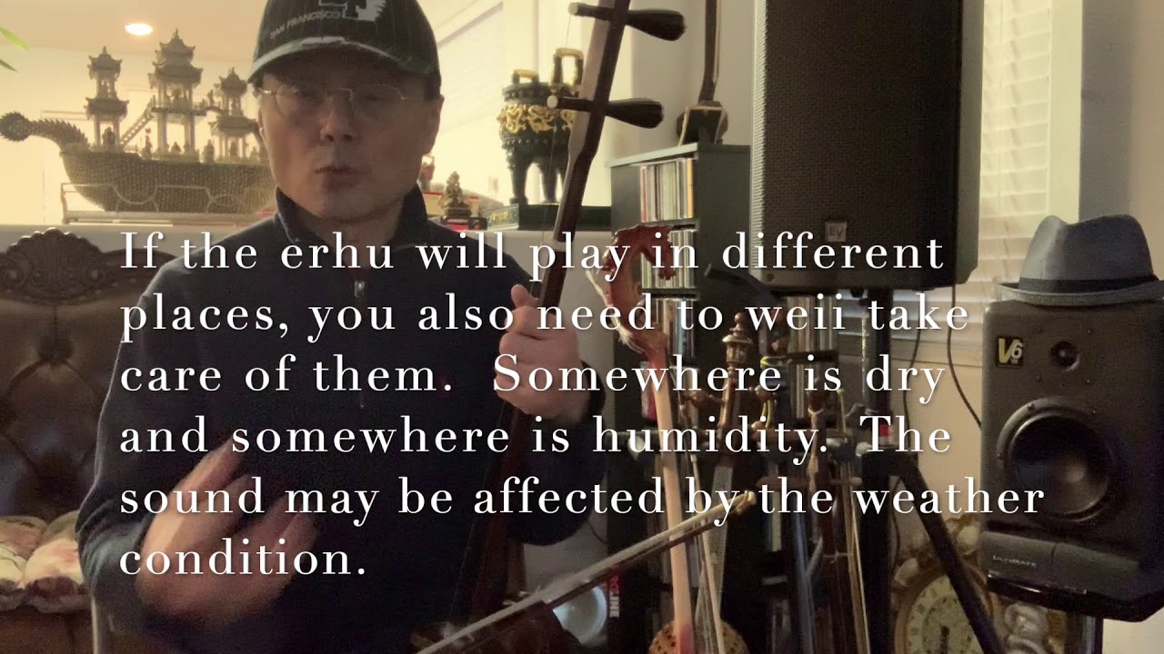 Flat Octagonal Sound-box erhu by master maker Wang Guoxing 王國興
