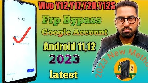 Vivo Y12_Y15_Y17 Frp Bypass 2023 || Vivo V1904_V1901_V1902 Frp Bypass without PC No Gmail Require