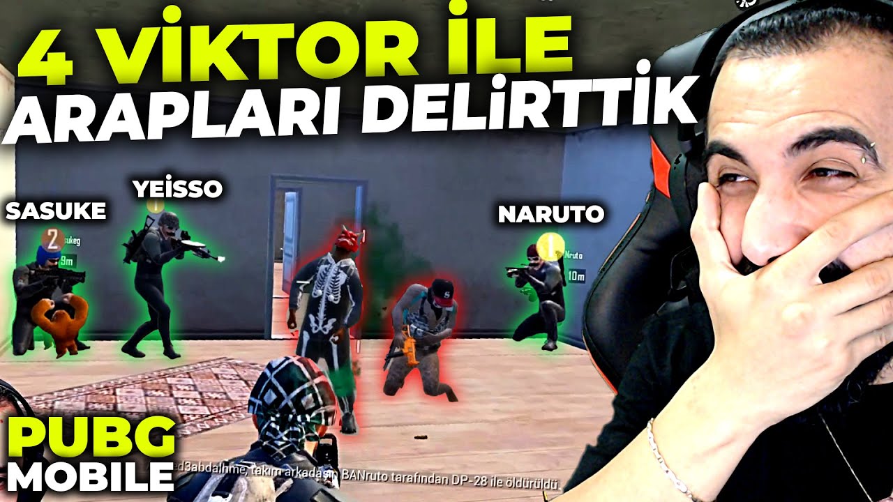 4 VİCTORLA OYNADIK ARAPLARI TOKİDE ÇILDIRTTIK!! 😂 SİNİRDEN KÜFÜR ETTİLER! | PUBG MOBILE