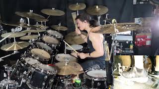 Iron Fire - Riding Through Hell Drum Cover #ironfire #ridingthroughhell #powermetal#metalmorphosized