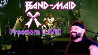 BAND-MAID - FREEDOM (Official Live Video) | REACTION