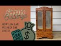 $100 Furniture Flipping Challenge // How LOW Can We Keep The Costs??? // Cedar Wardrobe Makeover